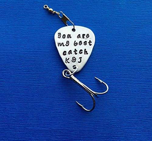 Wedding Gift - Custom Fishing Lure - Boyfriend Gift - Personalized Fish Hook - You Are My Best Catch - Anniversary Gift - Gift for Husband