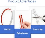 Zayejod 3M PVC Quadrant Trim 19mmx10mm Self-Adhesive Beading Edge Strip view 4