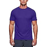 Zengjo Athletic T Shirts for Men,Quick Dry Gym Workout Running Sport Moisture Wicking Short-Sleeve Crewneck Tee