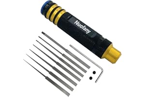 Nuofany Prime Model Scriber Gundam Resin Carved Scribe Line Hobby Cutting Tool Chisel 7 Blades 0.1/0.2/0.4/0.6/0.8/1.0/2.0mm