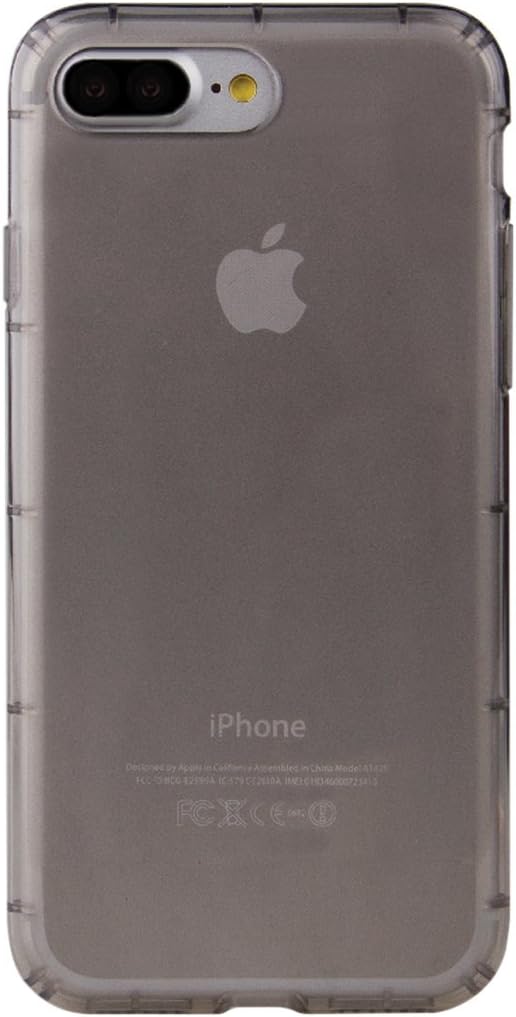 Uniq Air Fender i-Phone 8+|7+|6+ Cover (360° Airtech™ Shock Absorption) Crystal Clear Soft TPU Case for i-Phone 8 Plus {Compatible with i-Phone 7 Plus & i-Phone 6 Plus} - Grey