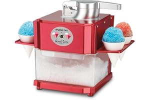 Cuisinart Snow Cone Machine, Home Shaved Ice Maker for Snow Cones, Snow Cone Maker with Reuseable Paper Cups, Makes 5 ICY Con