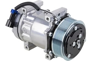 BUYAUTOPARTS! AC Compressor & A/C Clutch For Freightliner Replaces SKI4818 N83-30453S ABPN83-304003 Sanden 4417 4485 4075 - BuyAutoParts 60-02064NA NEW