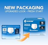 SUNKISS TrustPlus Incontinence Pants Large 64 Count 4x16 Disposables view 6