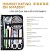 Sewing Kit Over 125 most useful SEWING SUPPLIES | 5 Nylon Threads, 35 Needles, 38 Multi Color Thread Spools & 18 Sewing Pins | Mini Compact Sewing Kit for Beginners Professionals & Emergency Repair!