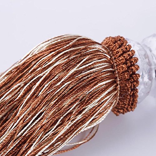TRENTON 1 Pair Window Curtain Fringe Tie Drape Tassel Rope Holdback Tieback Home Decor