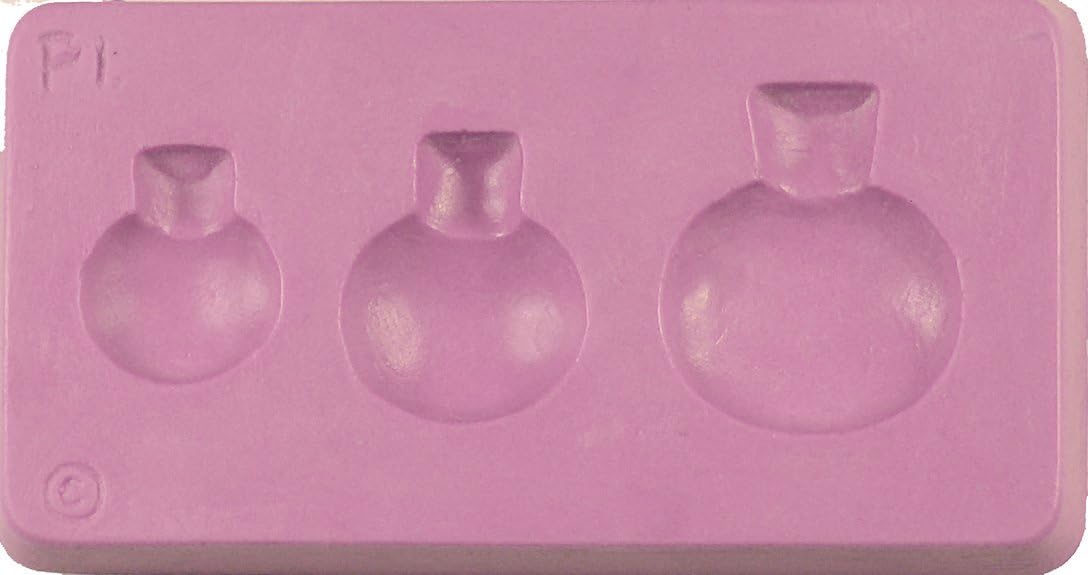 Fleximold Silicon Mold,"Round African Pot" Mold