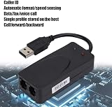 ASHATA USB 2.0 to Dual Port RJ11 Ethernet Adapter 56k Fax Modem Win 7/10 view 8