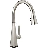 Delta Faucet Lenta Touch Kitchen Faucet Brushed Nickel, Kitchen Faucets with Pull Down Sprayer, Kitchen Sink Faucet, Faucet f