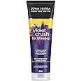 John Frieda Violet Crush Intense Purple Shampoo for Brass Repair of Natural, Colour-Treated, and Bleached Blonde Hair | Neutr