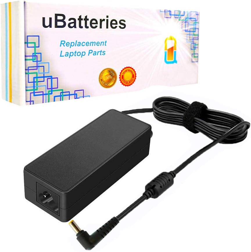 UBatteries Compatible 20V 90W AC Adapter Charger Replacement for Lenovo IdeaPad Y560 Y570 Y580 Z360 Z370 Z380 Z400 Z400 Touch Z410 Z460 Z465 Z470 Z475 Z480 Z485 Z500 Z500 Z510 Z560 Z565 Z570 Z575