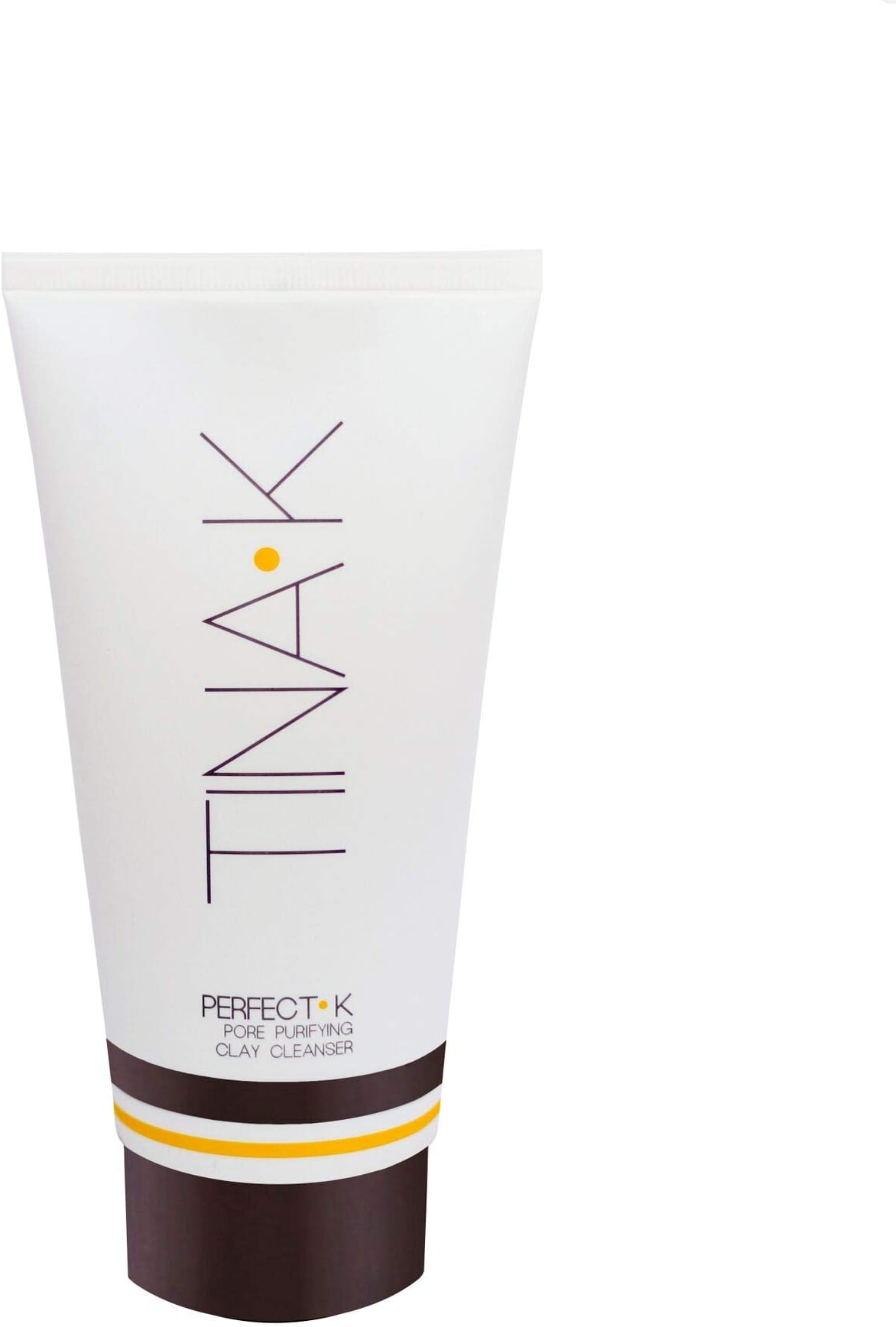PerfecT.K Clay Cleanser with aloe vera base & rice grains to gently exfoliate skin paraben free sulfate free cleanser