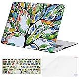 MOSISO MacBook Air 13 Case (A1369 & A1466, Older Version 2010-2017 Release), Plastic Pattern Hard Case & Keyboard Cover & Screen Protector Only Compatible MacBook Air 13 Inch, Love Tree