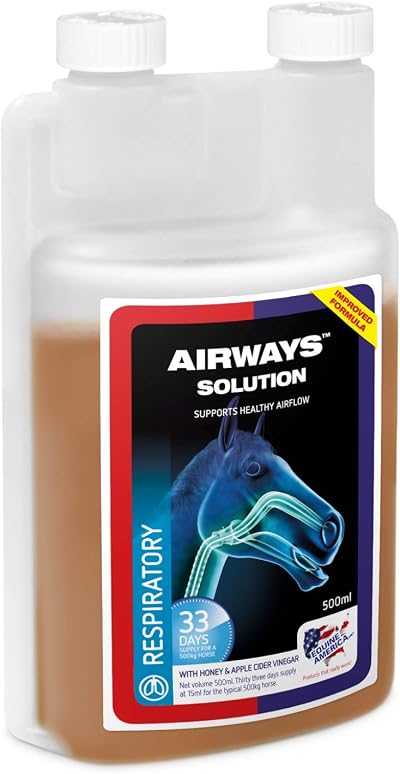 Equine America Airways Solution 500ml Respiratory Support for Horses