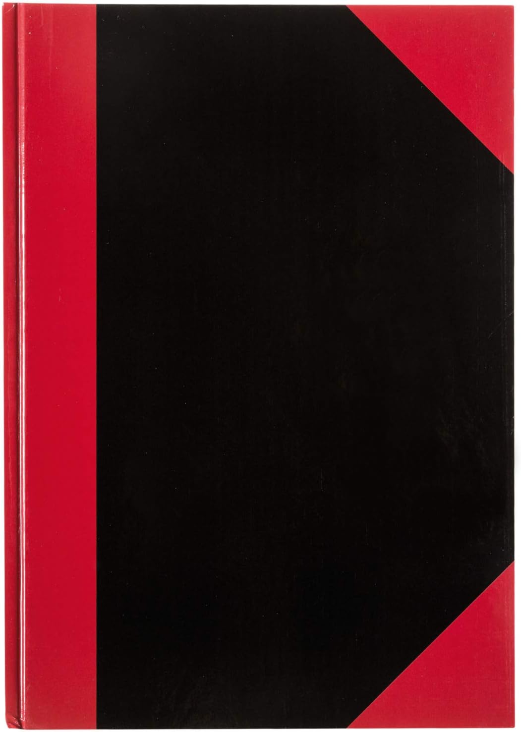 IDENA 10094 - Notebook A6 FSC Mix, 96 Sheets DIN A4 Kariert, Red/black