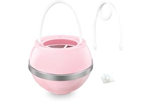 DANGBYANG Bath Ball Filter, Bathtub Filter for Tub Faucet, BPA Free, Removes Hundreds of Contaminants, Purify Your Bathwater for Healthier Skin and Hair(Pink)