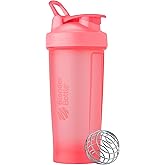 BlenderBottle Classic V2 Shaker Bottle Perfect for Protein Shakes and Pre Workout, 28-Ounce, Light Pink
