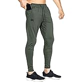 BROKIG Mens Lightweight Gym Jogger Pants,Men's Workout Sweatpants with Zip Pocket
