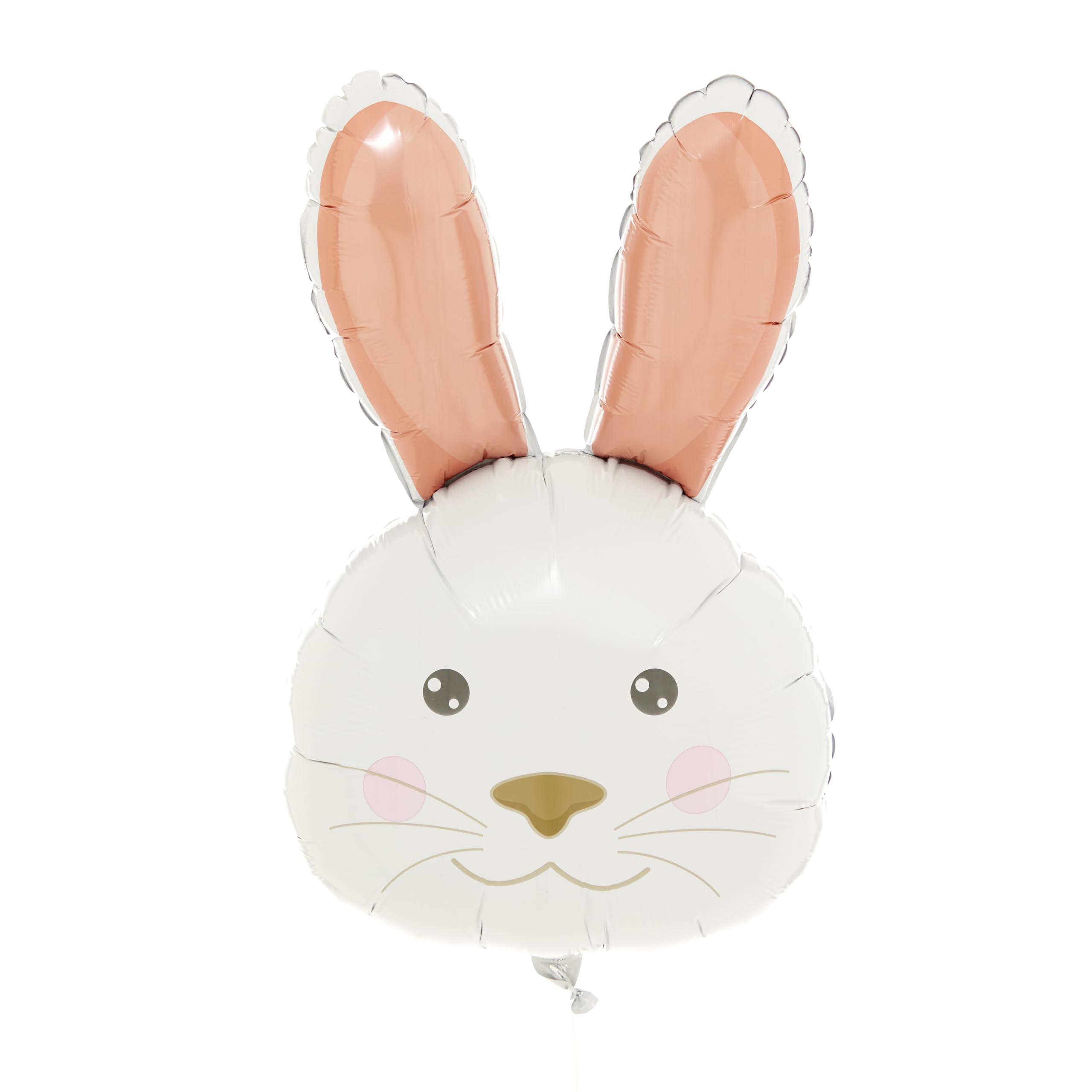 amscan 9916127 Amscan - Large Easter Bunny Head Foil Shape Balloon - 29"