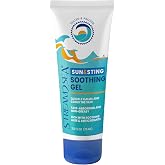 STREAM 2 SEA Sun &amp; Sting Soothing Gel, 2.5 Fl oz, Biodegradable | Jellyfish sting and insect bite relief, after-sun sunburn soother | Aloe, Green Tea and Wakame
