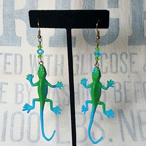 Toy Lizard Earrings