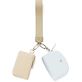 Mum's Memory Mini Zip Around Wristlet Wallets for Women -KeyChain Wallet with Detachable Dual Pouch Wristlet -Key Chain Coin Purse Small Wallets