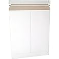 Stayflats Plus Mailers | Rigid Shipping Envelopes | Tamper Evident Security with Peel & Seal Pressure Sensitive Closure | Built-in Corner Protection| White | 25 Per Case | 12-3/4" x 15"