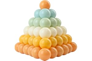 FHRILEK Ball Pit Balls-Star Ball Pit Balls for Kids,Plastic Balls for Ball Pit, Crush Proof Play Balls BPA Free Non-Toxi