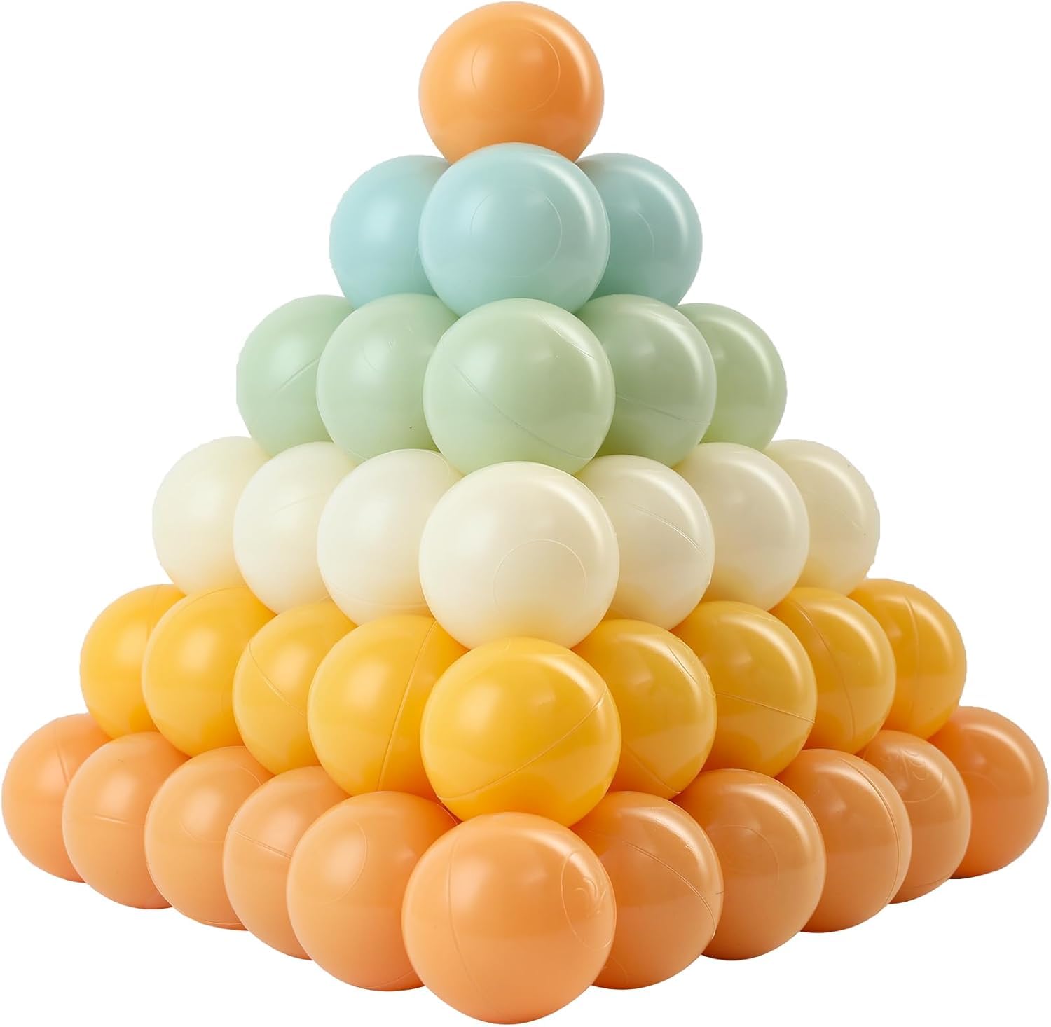 Photo 1 of FHRILEK Ball Pit Balls, Safe Non-Toxic BPA-Free Crush-Proof Plastic Balls for Toddlers, Kid's Birthday & X-mas Gift, for Indoor Playpens/Party Decorations/Amusement Activities(100 Count & 5 Colors)