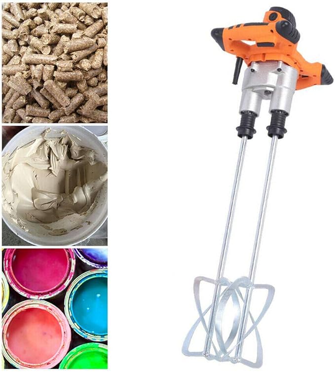 1800W Power Concrete Mixers Portable Electric Mortar Mixer