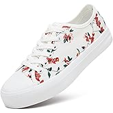 Iarus Womens Canvas Shoes Low top Sneakers for Womens Fashion Casual Shoes Walking Comfortable Shoes
