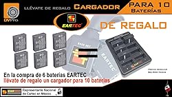 Eartec 3.7V Rechargeable Lithium Ion Battery for