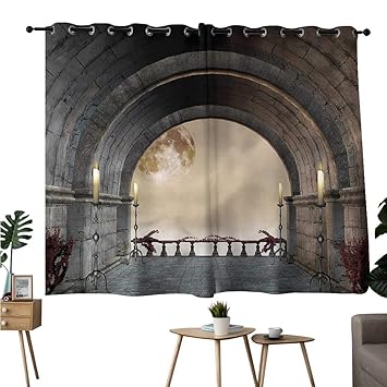 Amazon Com Simple Curtain Gothic Antique Vintage Design