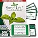All Natural Stevia Packets - Sweet Leaf 500 Ct plus BONUS Tin - Sugar Free Sweetener