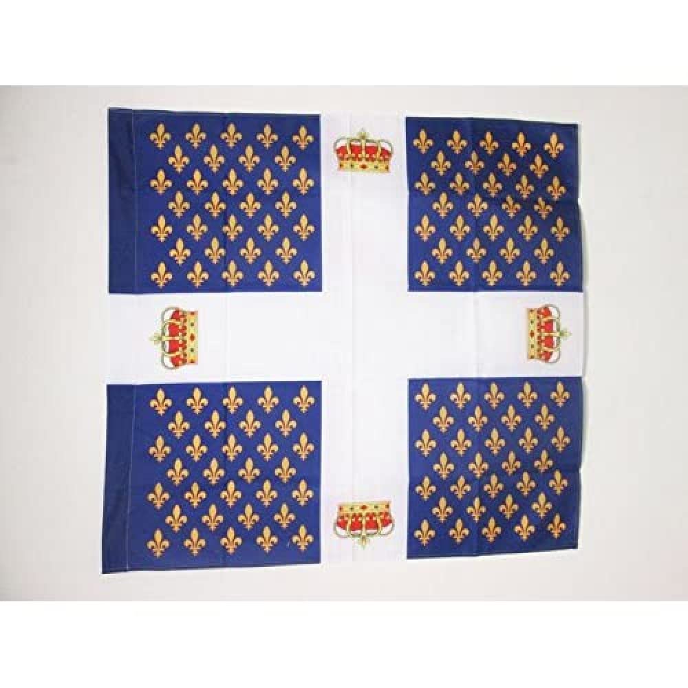 AZ FLAG French Empire Infantry Regiment French Guards 1563-1789 Flag 3' x 3' for a pole - Army of France flags 90 x 90 cm - Banner 3x3 ft with hole