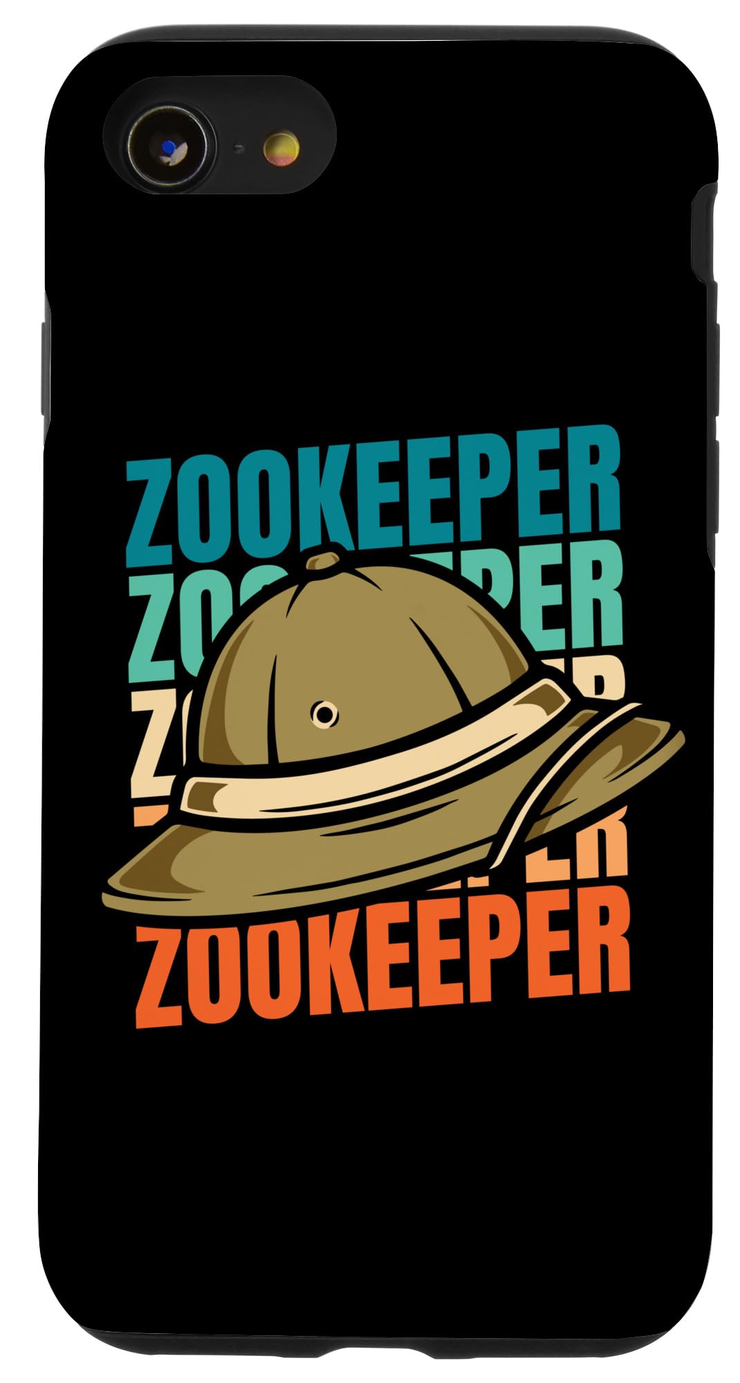 iPhone SE (2020) / 7 / 8 Retro Zookeeper Zoo Zoologist - Animals Vintage Zookeeper Case