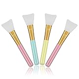 Cuttte 4pcs Silicone Face Mask Brushes, Flexible