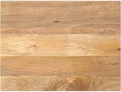 vidaXL Solid Mango Wood Dining Table Top 90x70cm Rectangular Rustic Brown