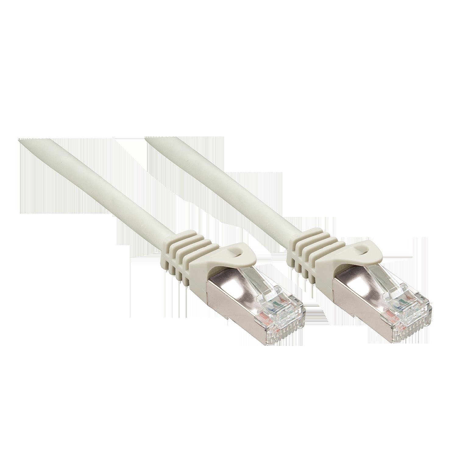 LINDY 20m CAT6 F/UTP Solid Patch Cable, Grey