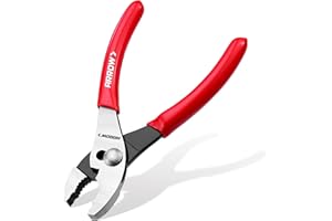 ARROW FASTENER ARROW 6" Slip Joint Pliers, Small Pliers with Thick Dip-Grip Handle, High Carbon Steel, Strong Grip Jaws, Pliers Tool for Gripping, Loosening Nuts and Bolts, Cutting Steel Wire