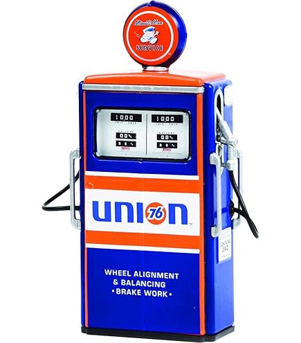 グリーンライト製ガスポンプ 1948 Wayne 100-A Gas Pump Beeline Gasoline Diecast Model