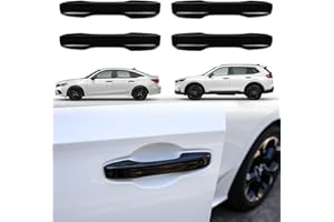 Thenice for 11th Gen Civic Accessories Door Handle Cover Exterior Handle Protection Compatible with Honda Civic 2022-2026, Accord/CR-V/HR-V 2023-2026 -Piano Black