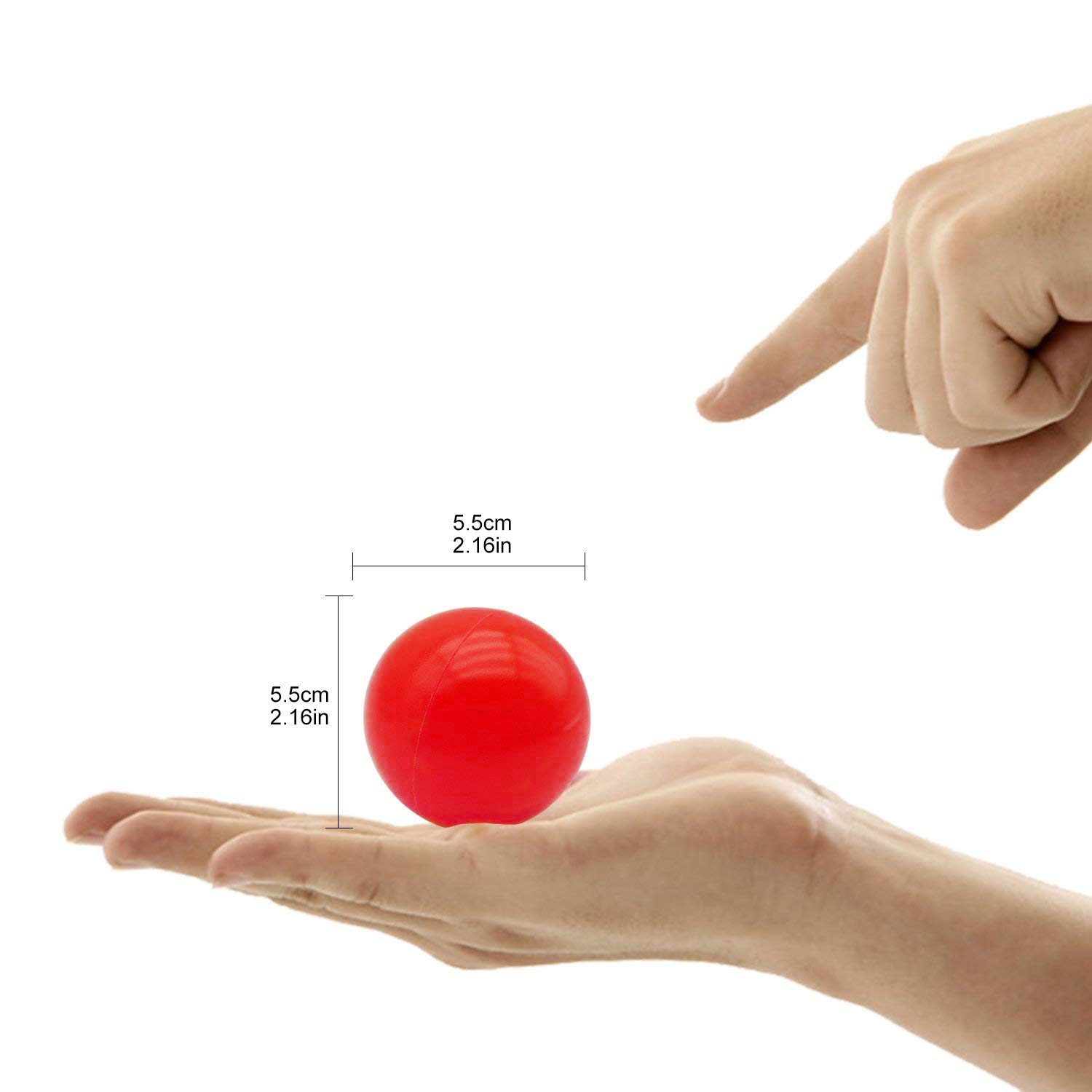 HOMEILY 100 Colorful Plastic Balls for Kids Babies Ball Pit Balls with Free BPA Free Crush Proof