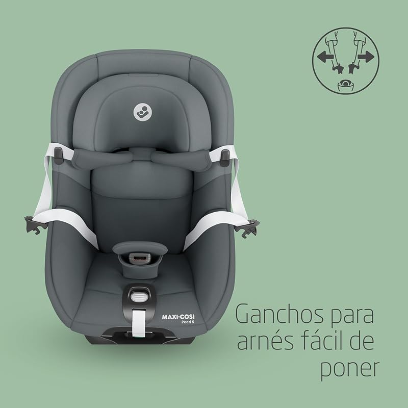 Maxi-cosi pearl s i-size, cadeira auto para bebé, 3 m-4 a, máx. 18 kg, 61-105 cm, cadeirinha infantil para carro, 5 posições reclináveis, arnês fácil de colocar, proteção contra impacto lateral g-cell, grafite tonal