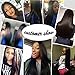 YIROO Brazilian Virgin Straight Hair Weave 3 Bundles 9A 100% Unprocessed Brazilian Virgin Human Hair Weave Extensions Natural Color 95-100g/pc (8 10 12 inch)