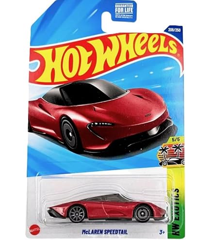 Amazon.com: Hot Wheels - McLAREN ELVA - Blue - HW Exotics 6/10