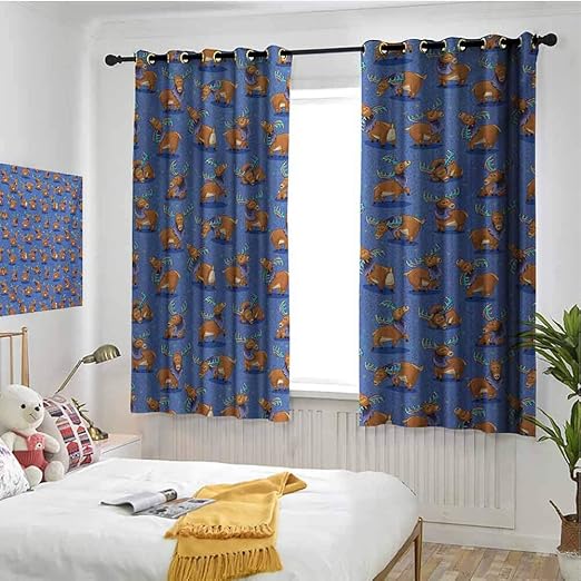 Amazon Com Hengshu Moose Curtains For Sliding Glass Door Hand