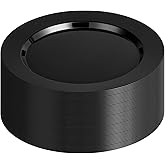 BESTVIP 50PCS Black Plastic Plates, 10.25 Inch Disposable Dinner Plate Party, Heavy Duty Disposable Plastic Plates - Ideal for Parties, Wedding and Birthday, Everyday Meals Use