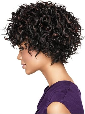 Amazon Com 2017 Trendy Afro Short Curly Wig For Black Women 3