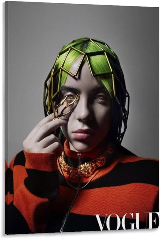 2020 Mujer cantante modelo Billie Eilish China Vogue Magazine Cover 2